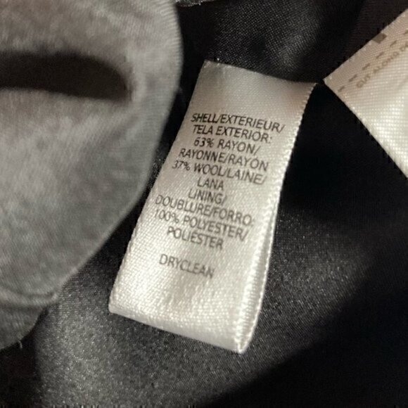 Loft Skirt Womens Size 6 Black Sequin Wool Blend Pockets Mini Date Night NWT - Picture 6 of 8